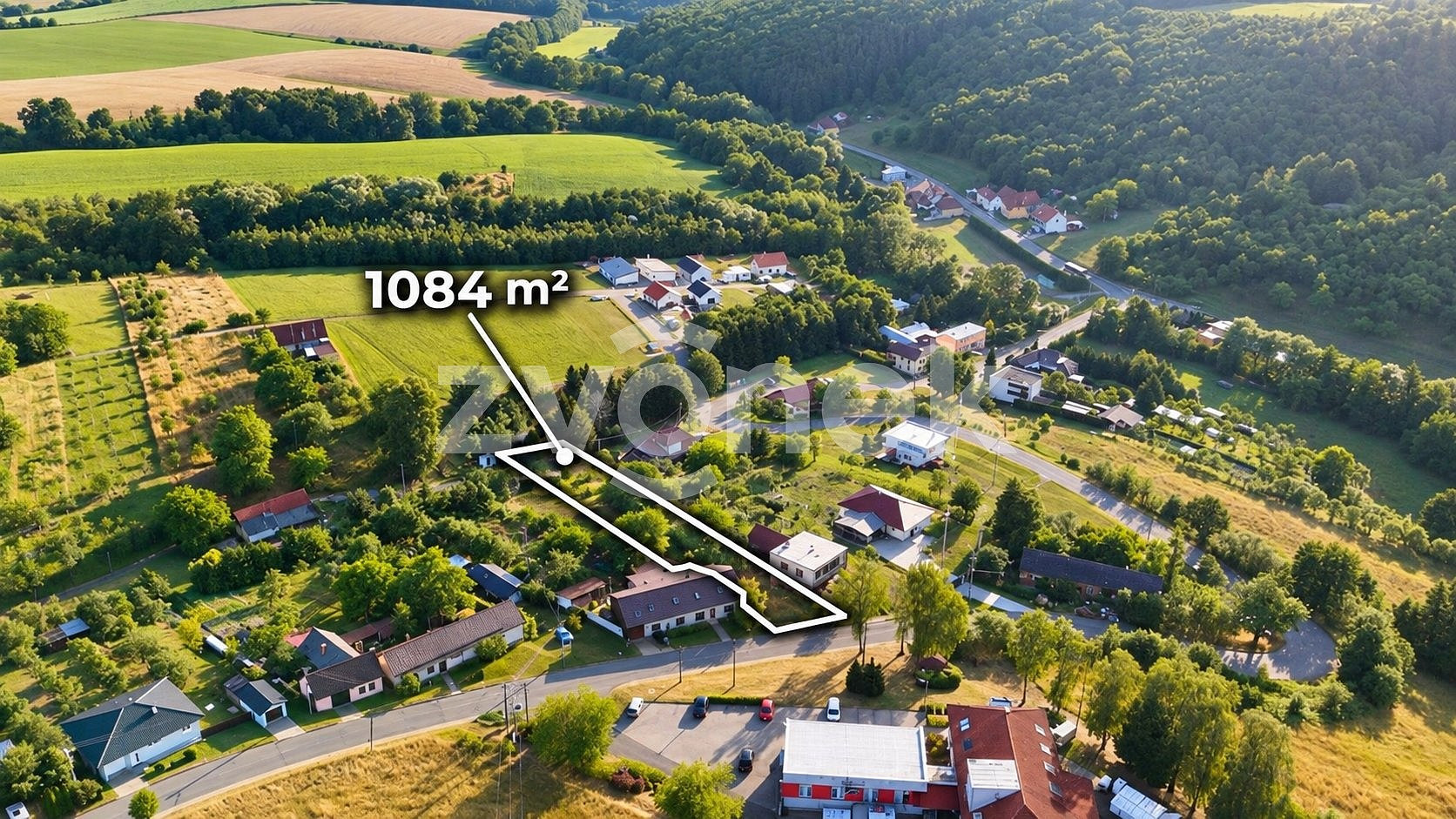 Prodej stavebního pozemku 1 084 m²