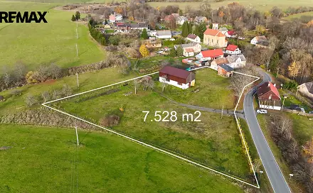 Prodej stavebního pozemku 7 528 m², Chodová Planá, okres Tachov