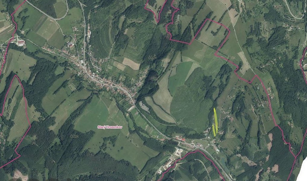 Prodej stavebního pozemku 1 475 m², Starý Hrozenkov – náhled fotky 3