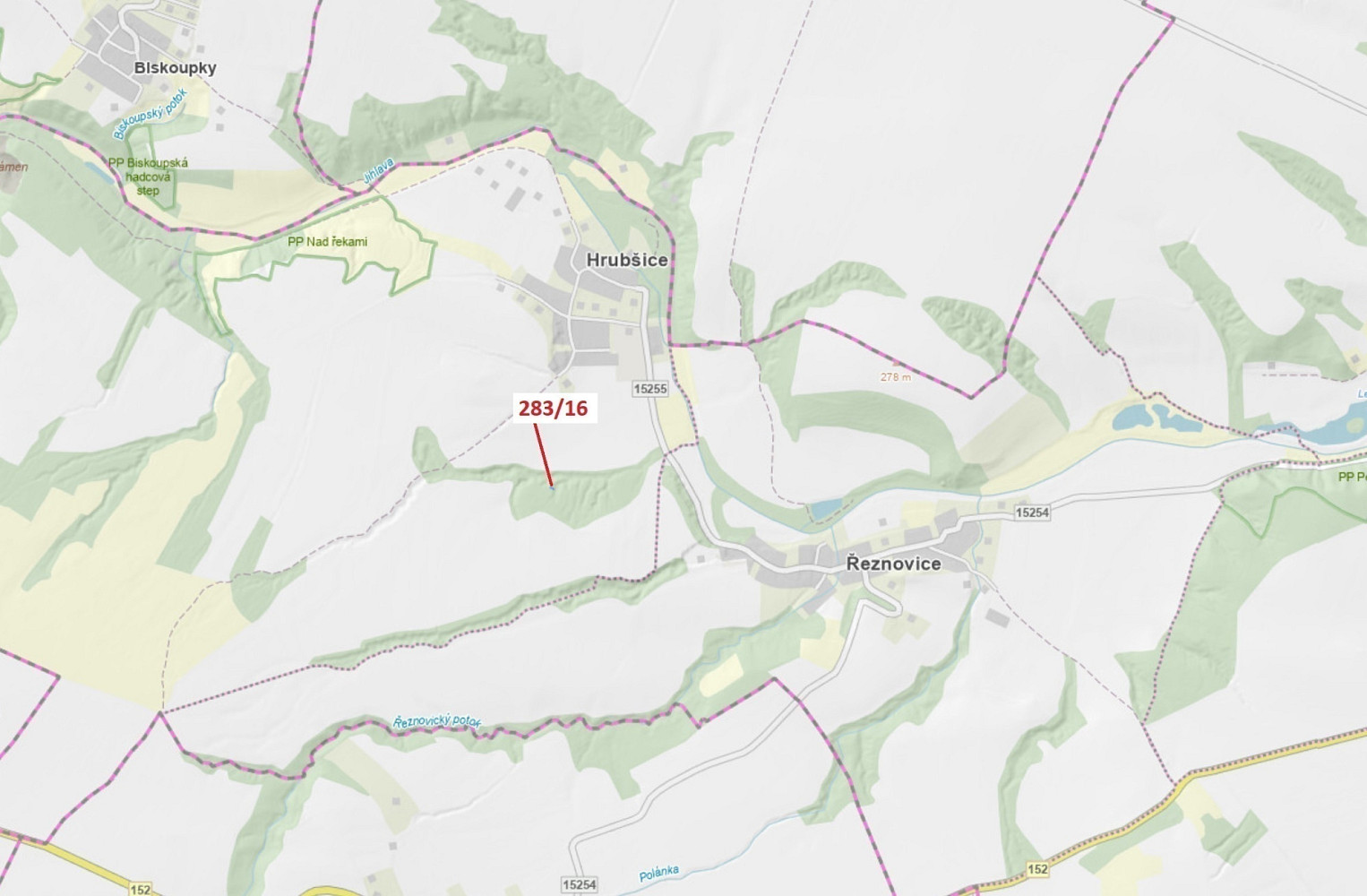 Dražba lesa 71 m²