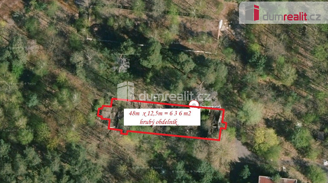Prodej komerčního pozemku 636 m²