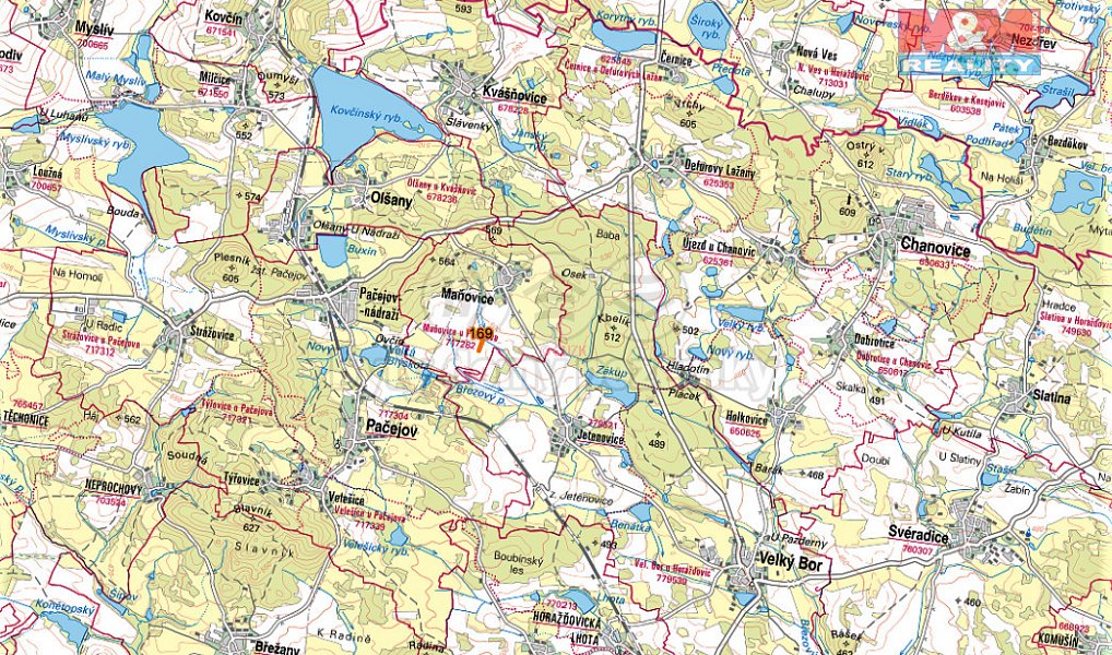 Prodej pole 2 819 m², Maňovice – náhled fotky 2