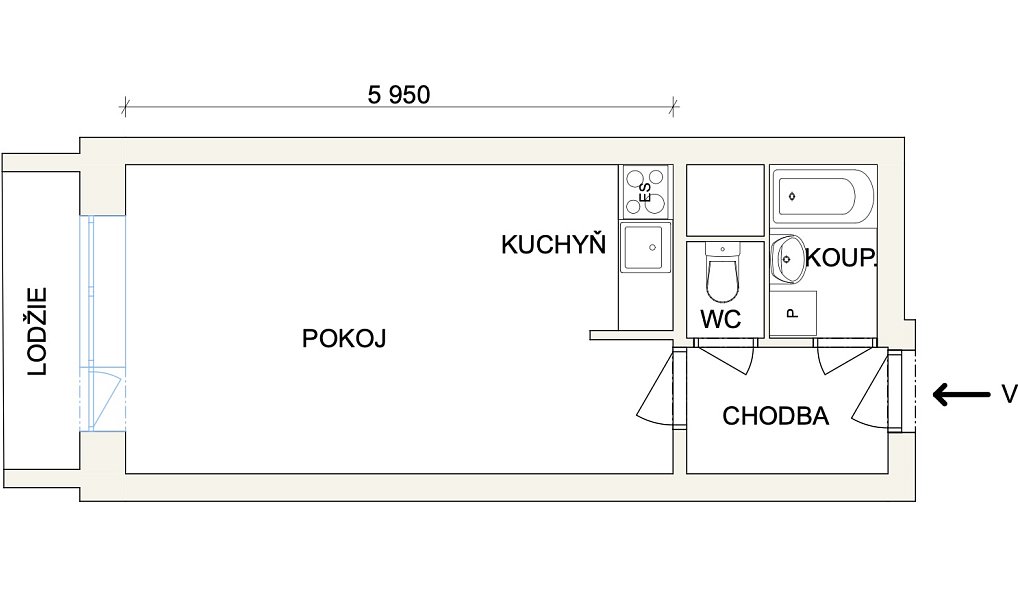 Prodej bytu 1+kk 31 m², Český Těšín – náhled fotky 2