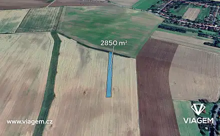 Prodej pole 712 m², Krupá, okres Rakovník