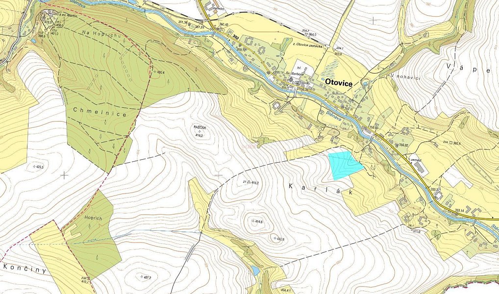 Prodej pole 26 263 m², Otovice – náhled fotky 2