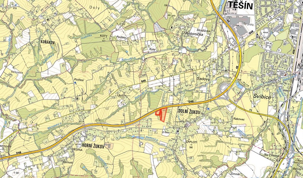 Prodej louky 19 365 m², Český Těšín – náhled fotky 2