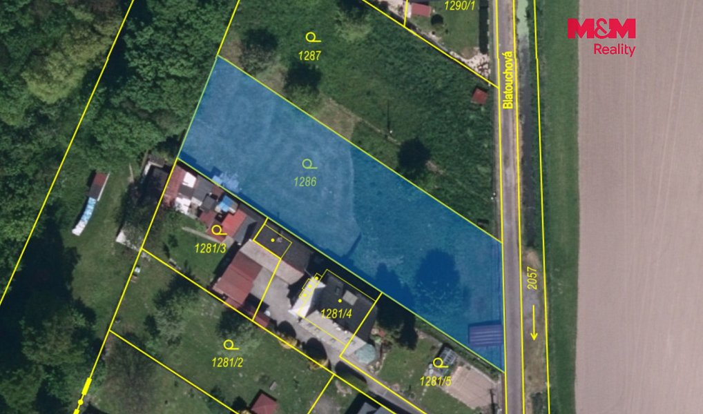 Prodej stavebního pozemku 1 248 m², Ostrava – náhled fotky 3