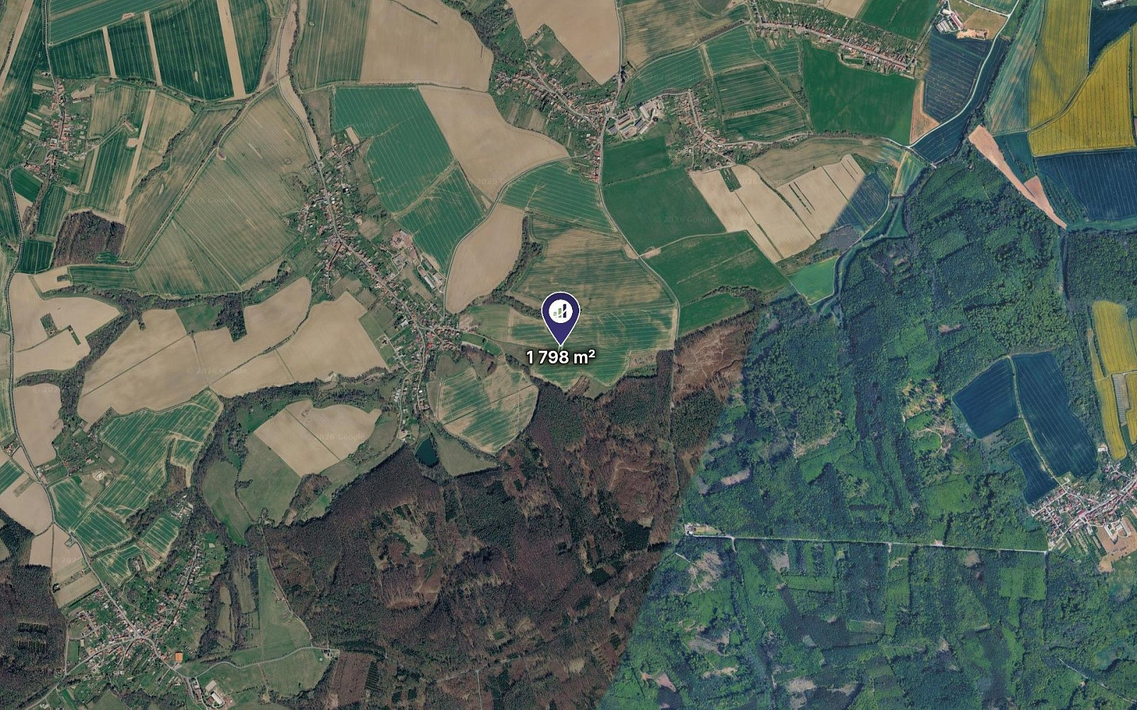 Prodej pole 1 798 m² – fotografie 2