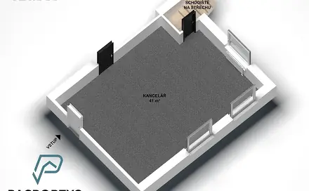 Pronájem kanceláře 41 m², Kpt. Jaroše, Boskovice, okres Blansko