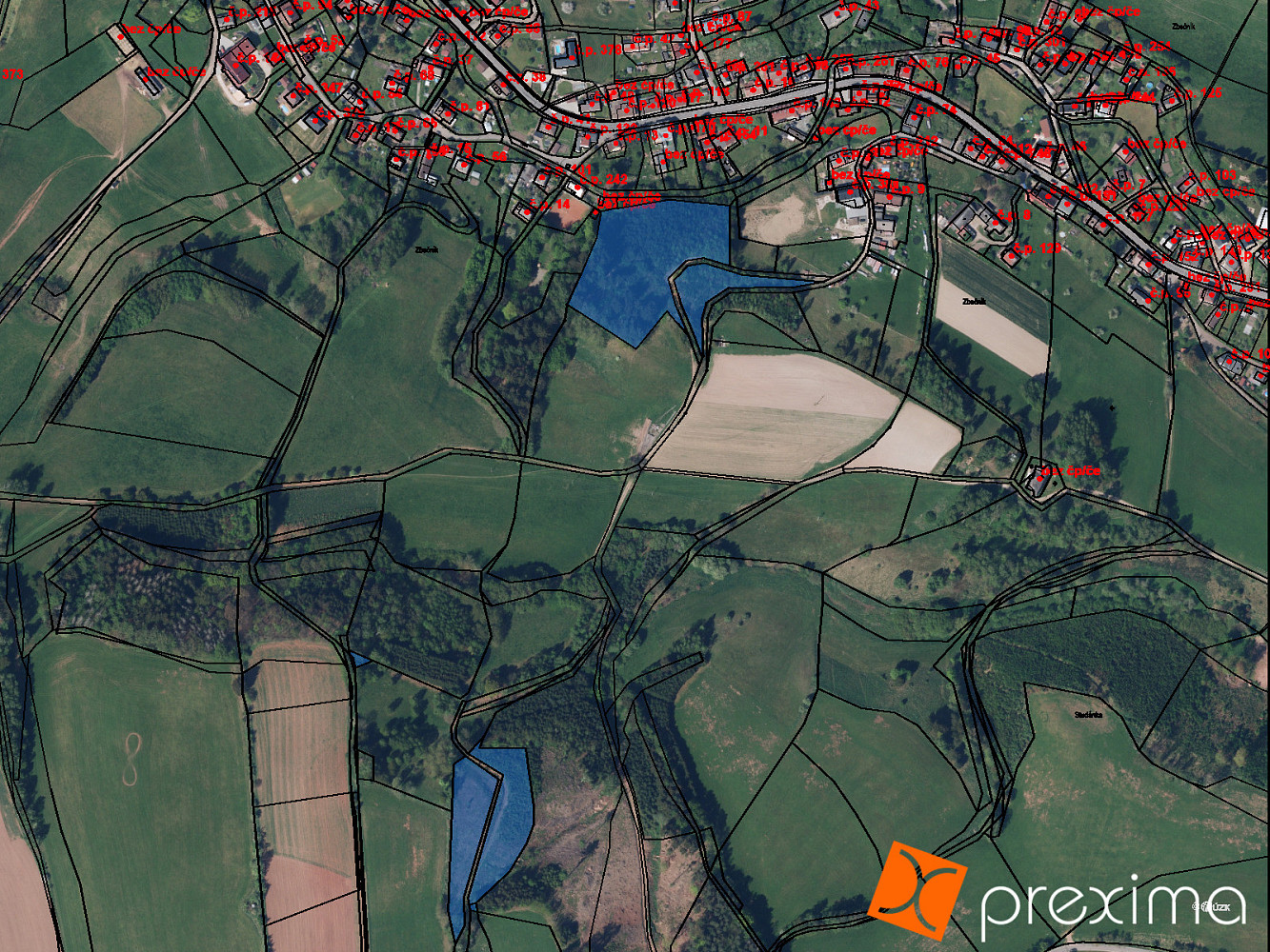 Prodej lesa 8 331 m²