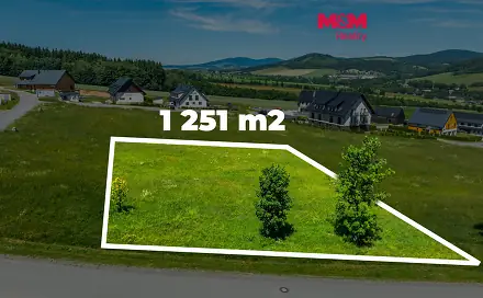 Prodej stavebního pozemku 1 251 m², Červená Voda, okres Ústí nad Orlicí