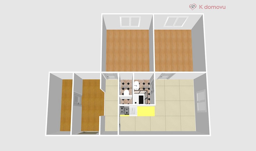 Prodej bytu 2+1 47 m², Přerov – náhled fotky 2