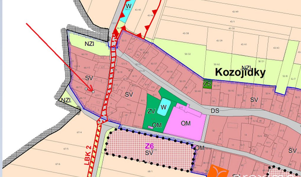 Prodej stavebního pozemku 196 m², Vinary – náhled fotky 2