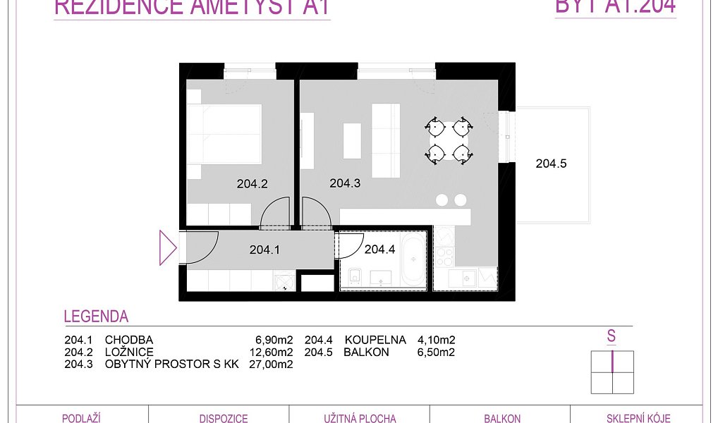 Prodej bytu 2+kk 51 m², Tišnov – náhled fotky 7