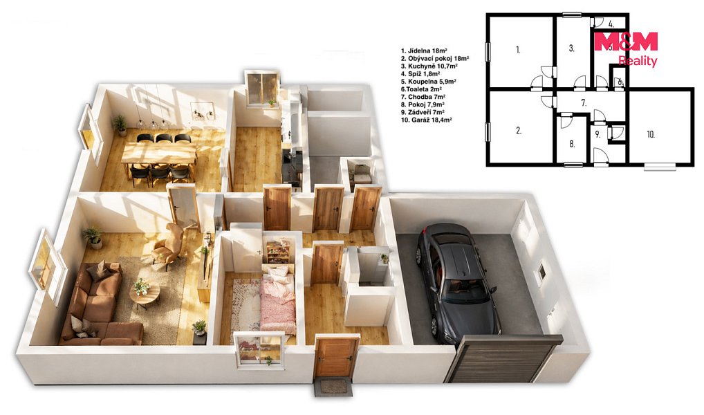 Prodej domu 144 m² s pozemkem 603 m², Rychnov nad Kněžnou – náhled fotky 19