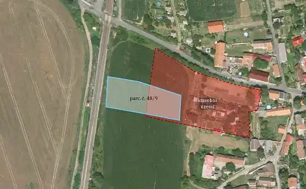 Prodej stavebního pozemku 3 000 m², Štětí - Stračí, okres Litoměřice