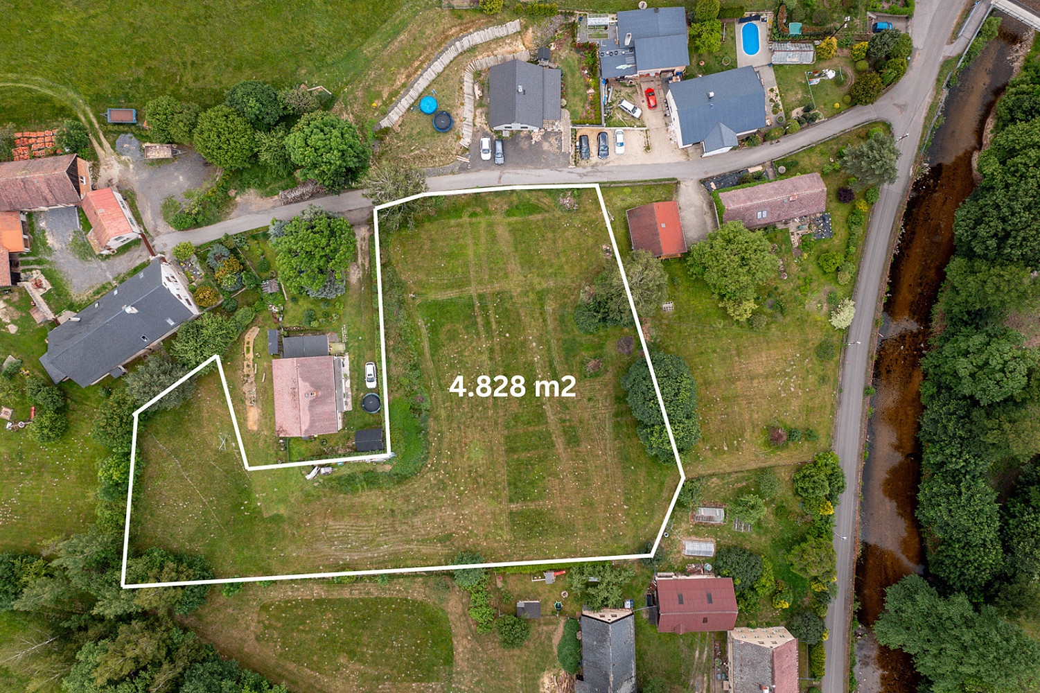 Prodej stavebního pozemku 4 828 m² – fotografie 5