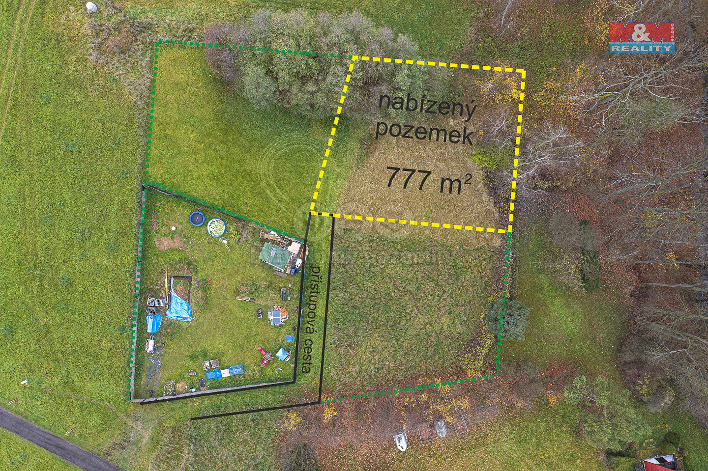 Prodej stavebního pozemku 777 m² – fotografie 2