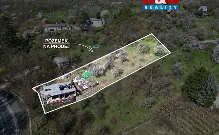 Prodej zahrady 1 635 m², Želešice, okres Brno-venkov