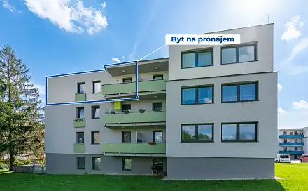 Pronájem bytu 2+kk 57 m², Komenského, Fryšták - Horní Ves, okres Zlín