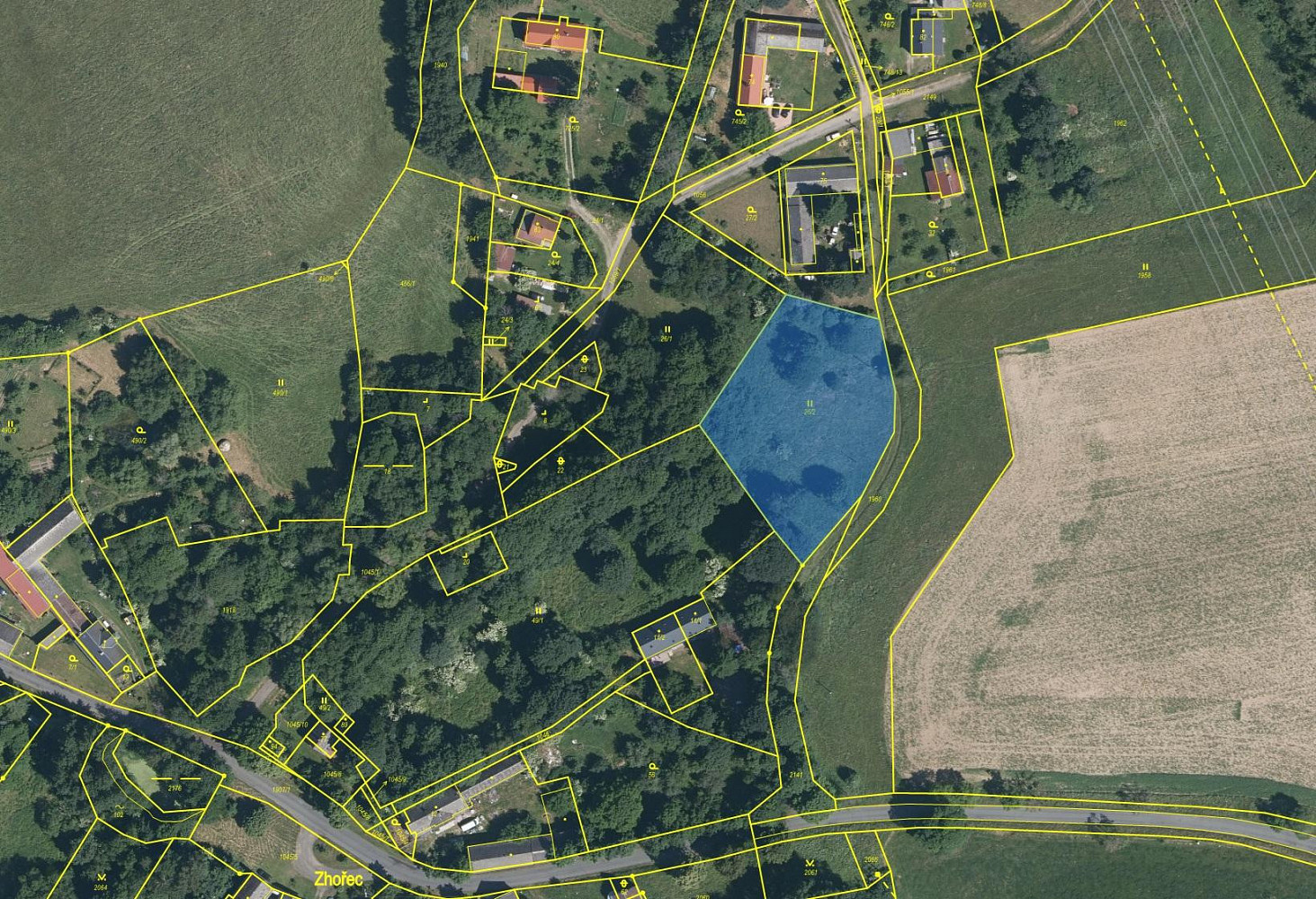 Prodej stavebního pozemku 3 161 m² – fotografie 3