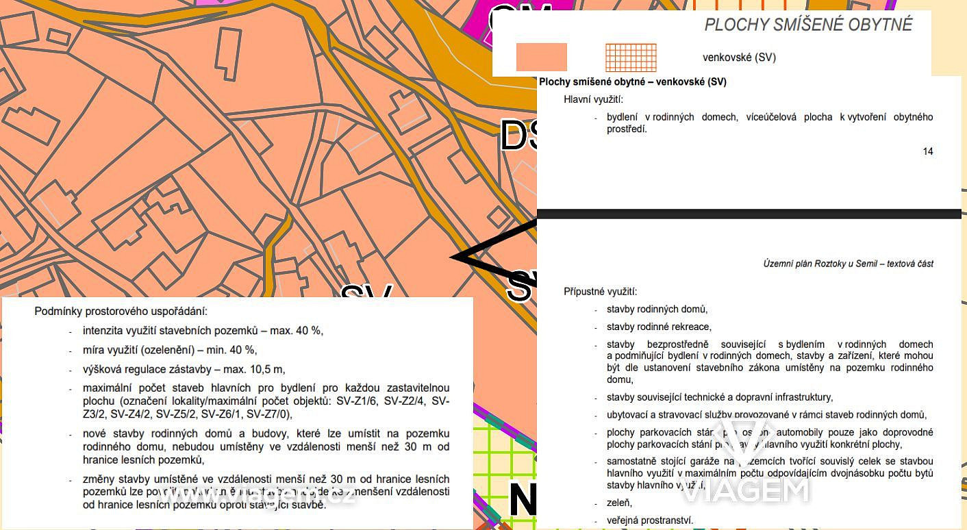 Prodej stavebního pozemku 1 011 m² – pohled 2