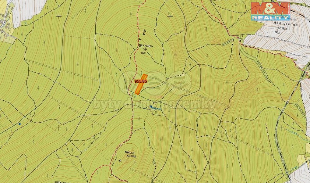 Prodej lesa 6 092 m², Nová Hradečná – náhled fotky 5