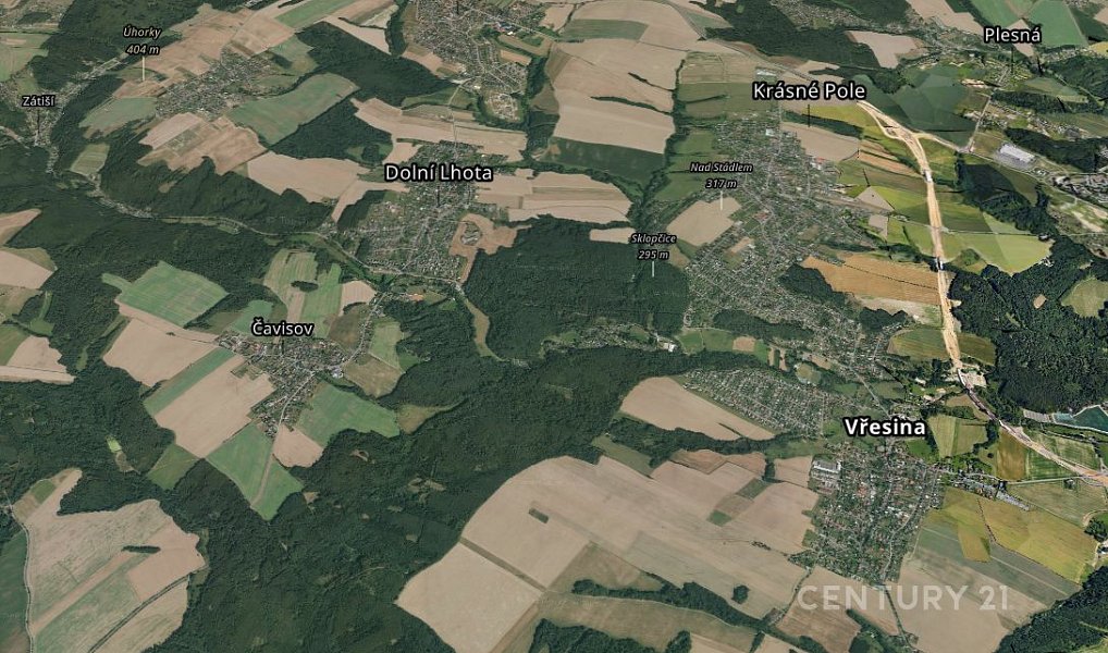 Prodej stavebního pozemku 643 m², Dolní Lhota – náhled fotky 4