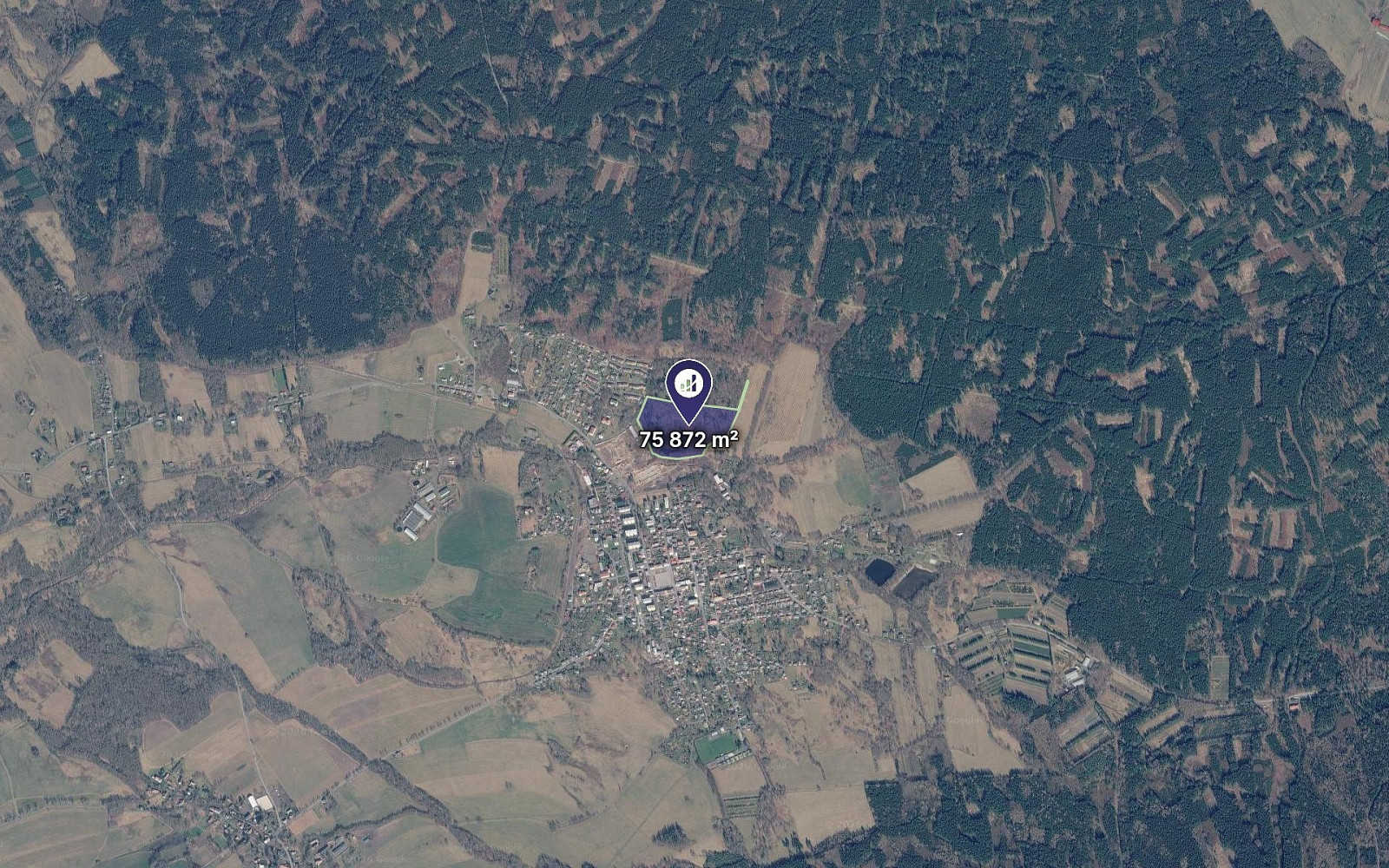 Prodej komerčního pozemku 75 872 m² – fotografie 2