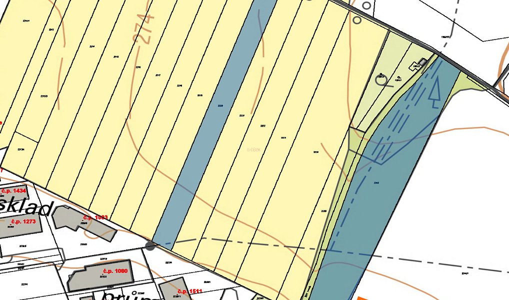 Prodej pole 3 401 m², Praha – náhled fotky 4