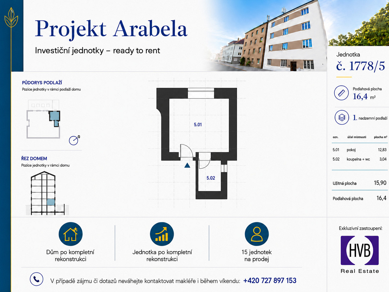 Prodej bytu 1+kk 16 m² — photo 3