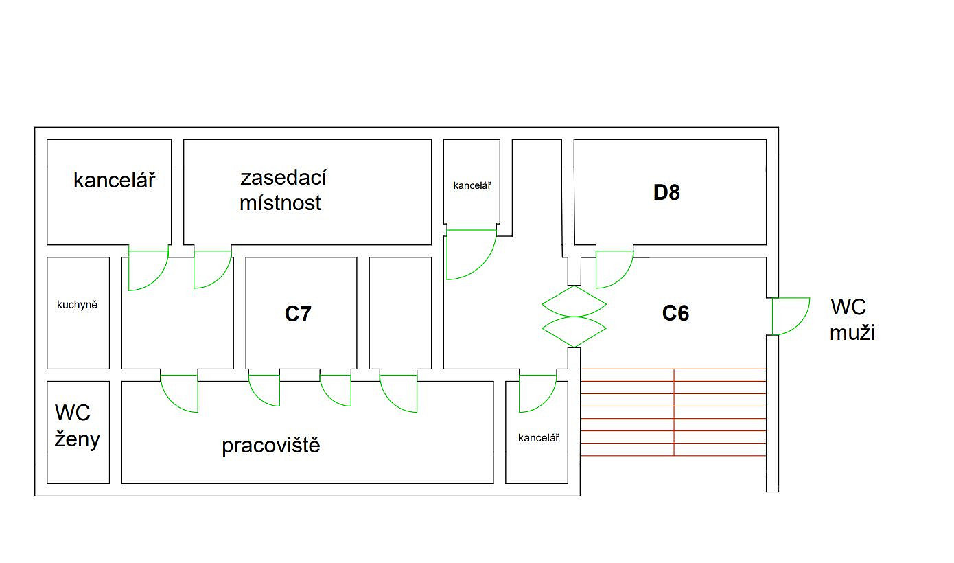 Pronájem kanceláře 260 m² – fotografie 5