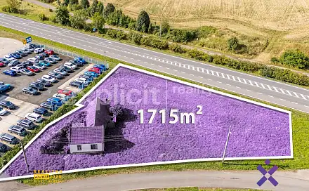 Prodej komerčního pozemku 1 715 m², Uherský Brod - Havřice, okres Uherské Hradiště