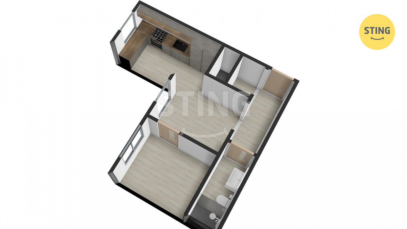 Prodej bytu 2+kk 41 m² — photo 3