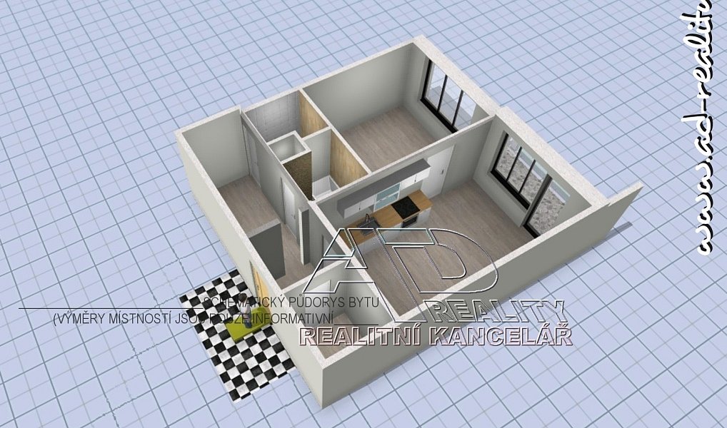 Pronájem bytu 2+kk 49 m², České Budějovice – náhled fotky 25