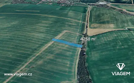 Prodej pole 2 129 m², Litenčice, okres Kroměříž