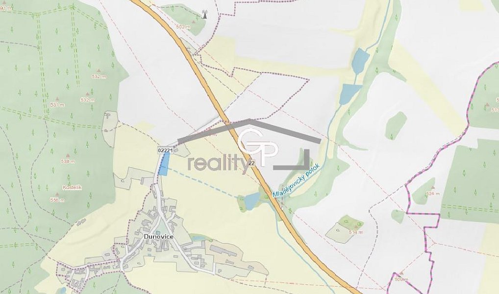 Prodej stavebního pozemku 2 629 m², Cehnice – náhled fotky 3