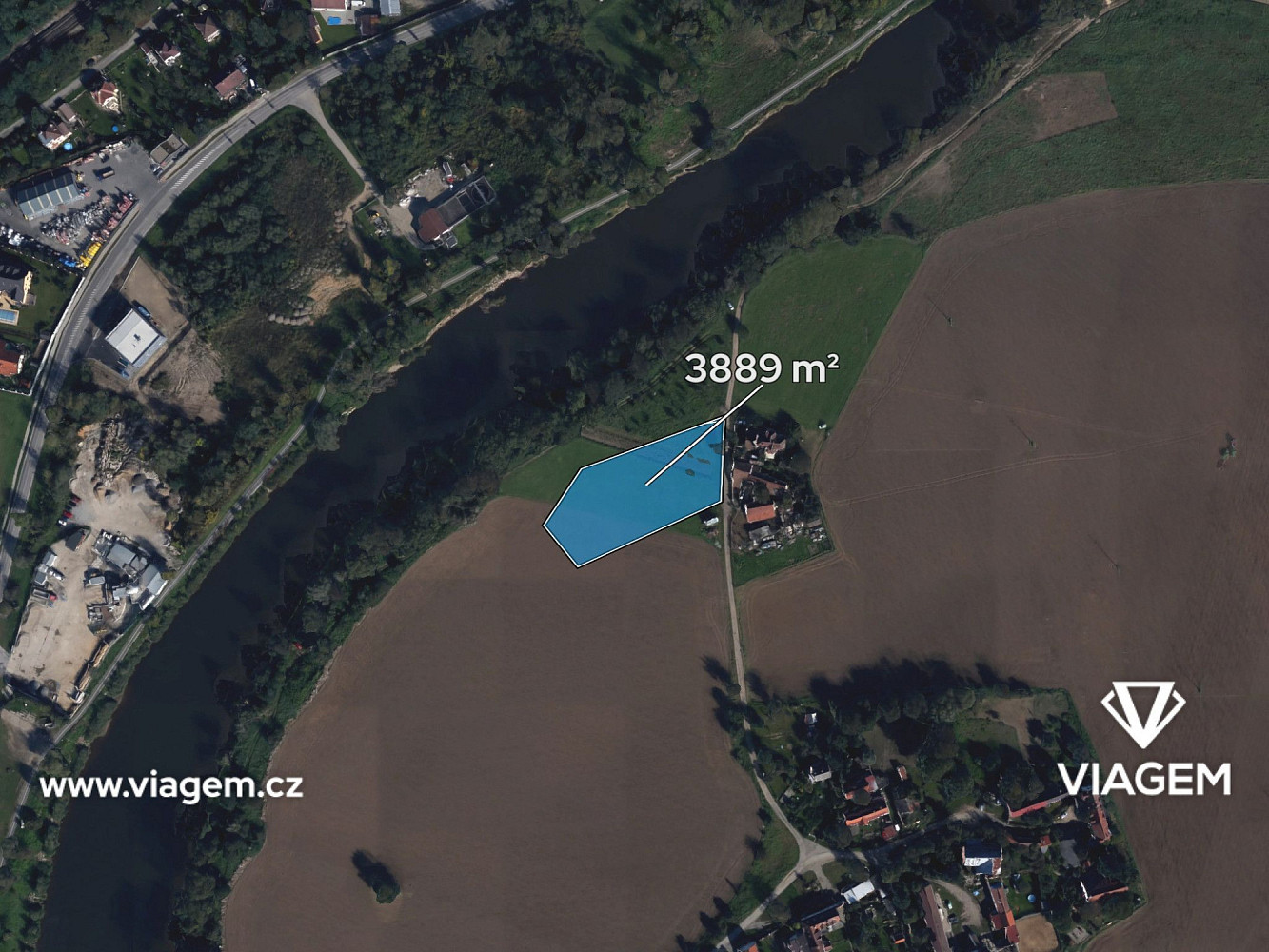Prodej pole 3 889 m² – fotografie 3