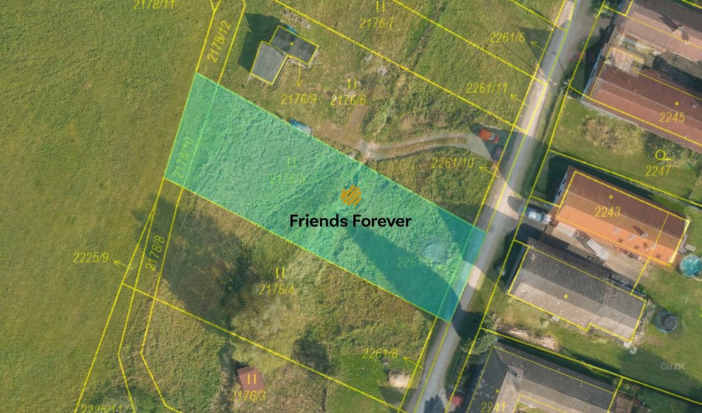 Prodej stavebního pozemku 888 m², Kamenice nad Lipou – náhled fotky 2