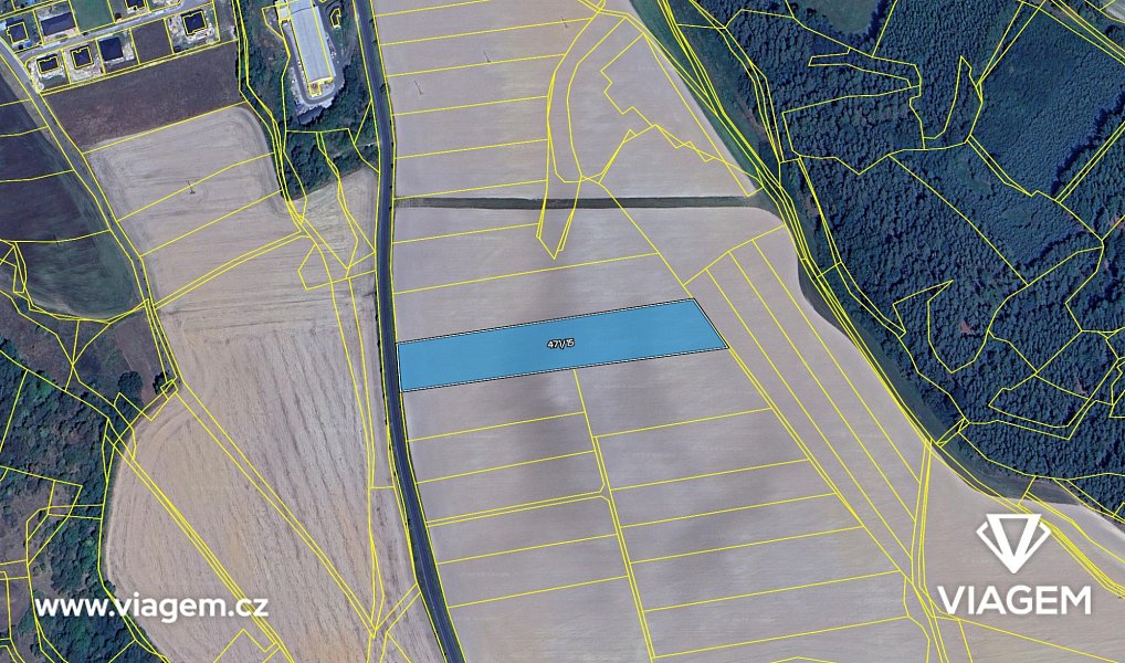 Prodej pole 1 178 m², Radnice – náhled fotky 4
