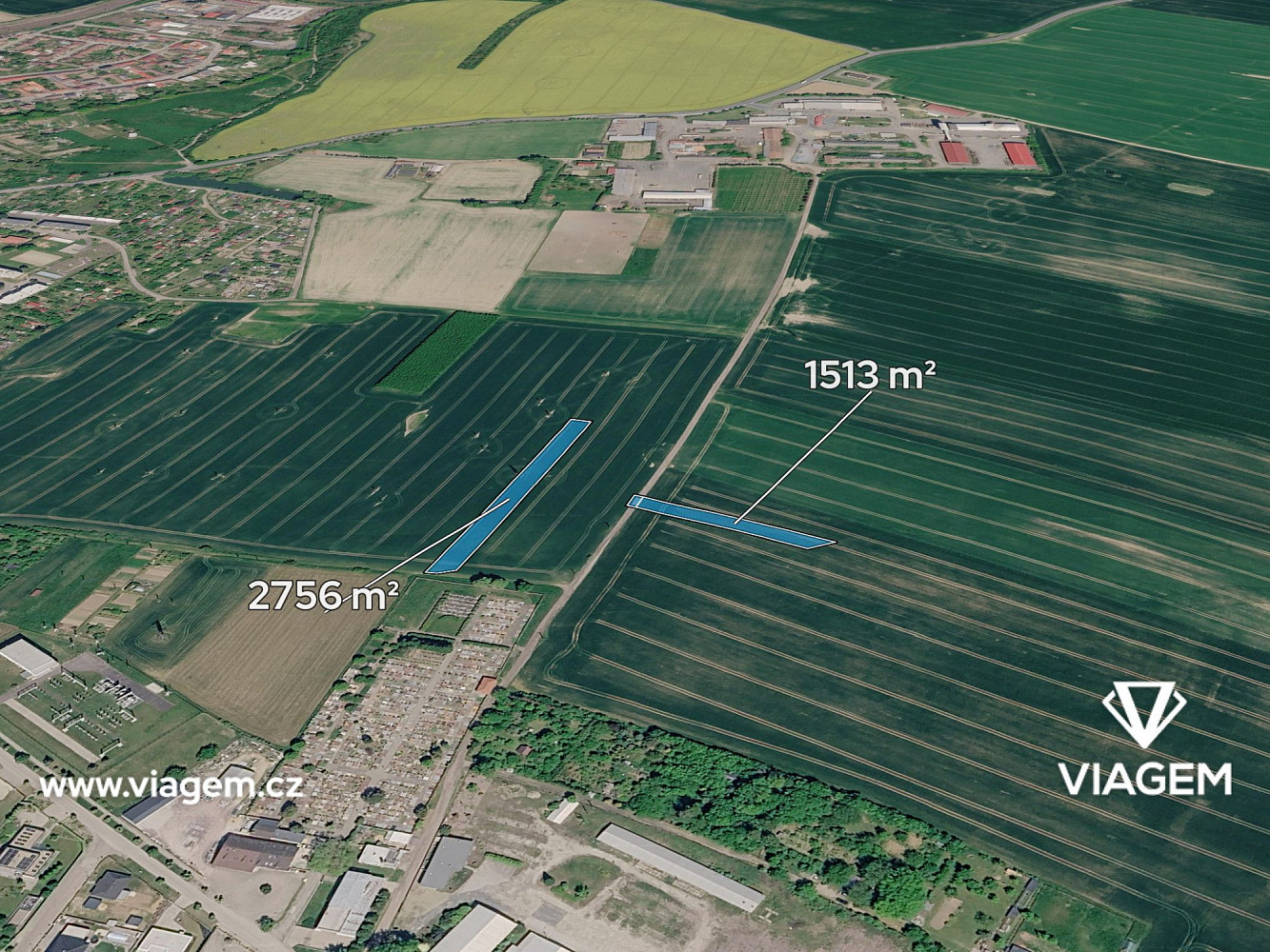Prodej pole 853 m²