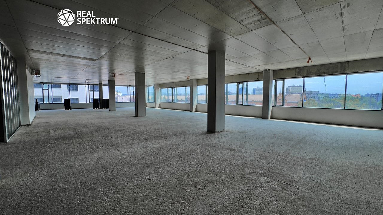 Pronájem kancelářského celku 830 m², 6. NP, Nové Sady, Brno – pohled 4