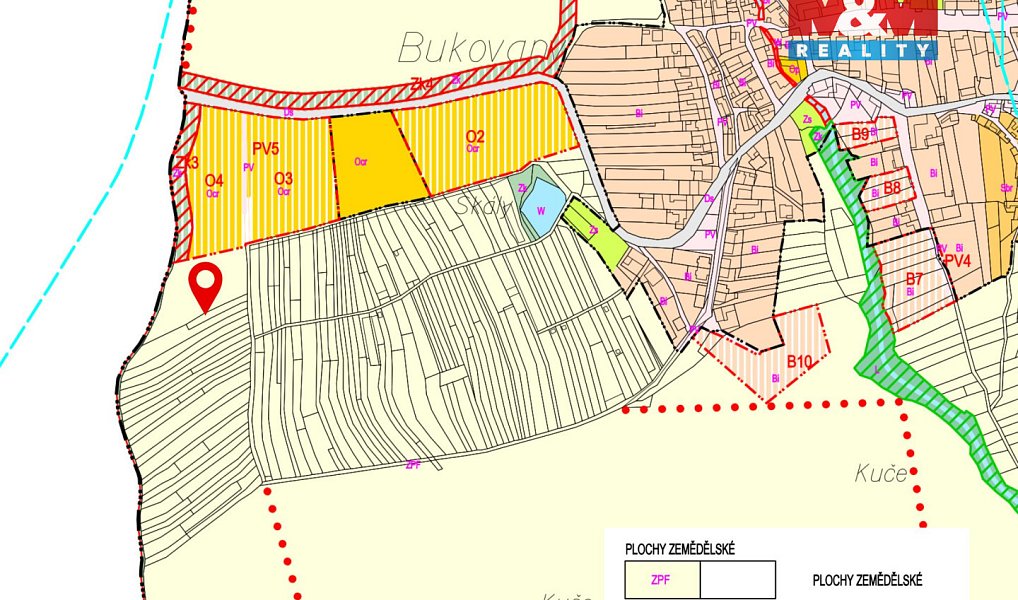 Prodej pole 1 791 m², Bukovany – náhled fotky 6
