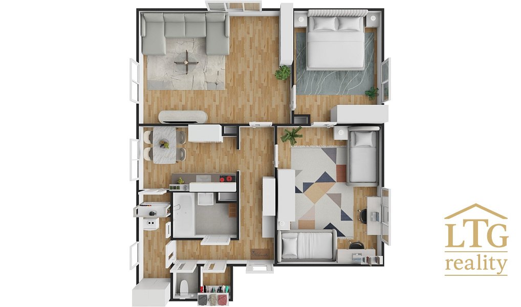 Prodej bytu 3+1 86 m², Hrušovany nad Jevišovkou – náhled fotky 21