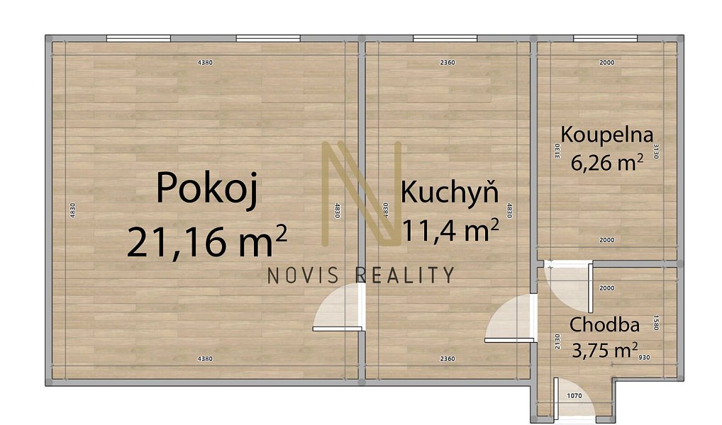 Pronájem bytu 1+1 43 m², Plzeň – náhled fotky 4