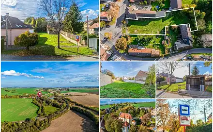 Prodej stavebního pozemku 1 442 m², Klobuky - Páleček, okres Kladno