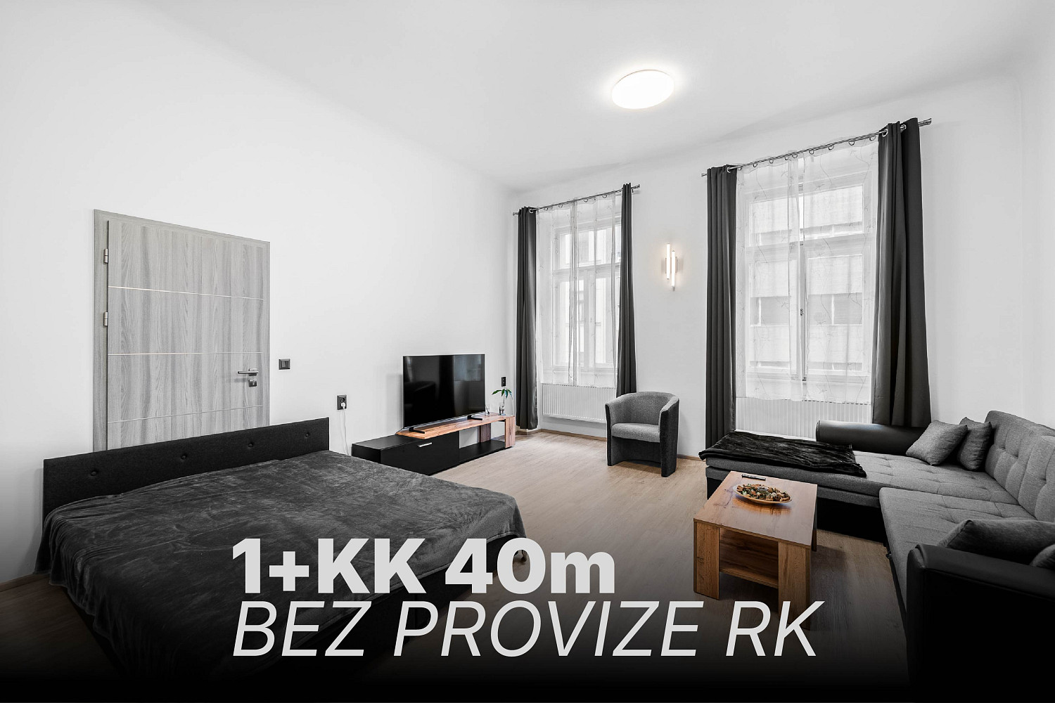 Pronájem bytu 1+kk 40 m²