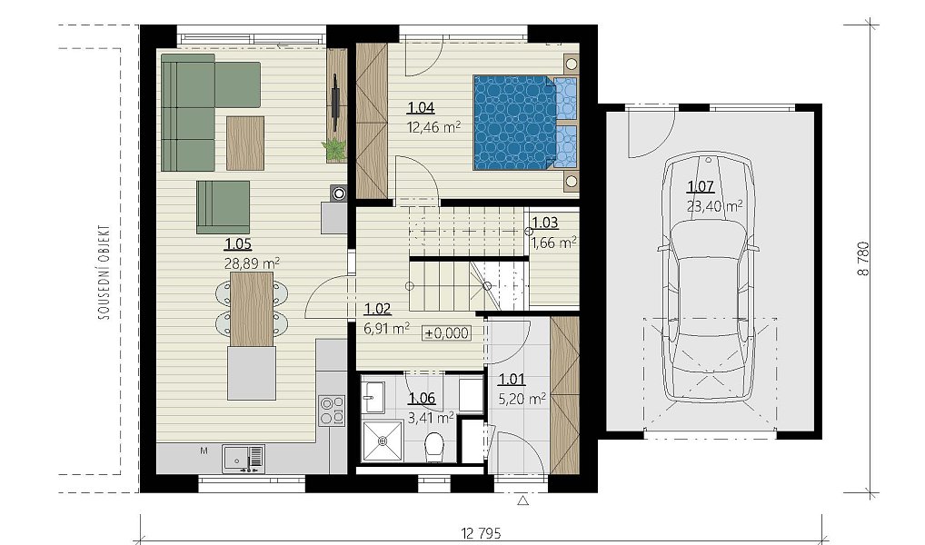 Prodej domu 120 m² s pozemkem 466 m², Újezd u Brna – náhled fotky 6