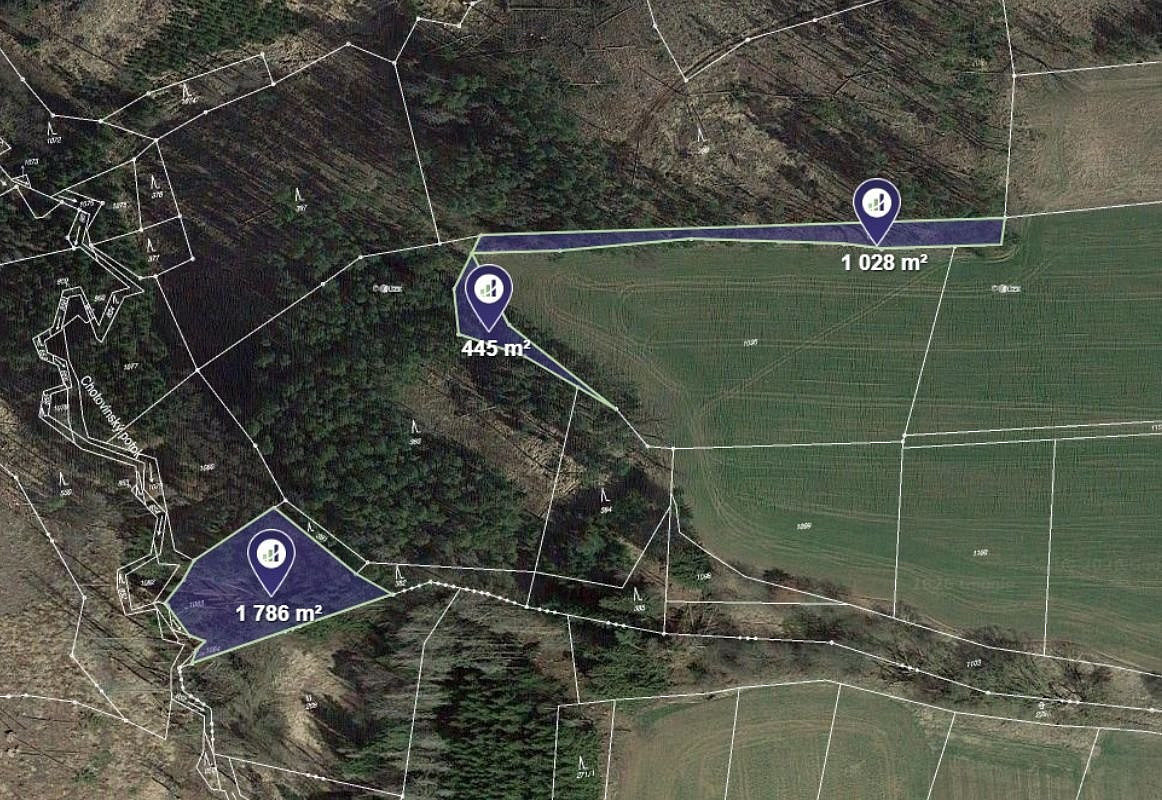 Prodej pozemku 1 630 m²