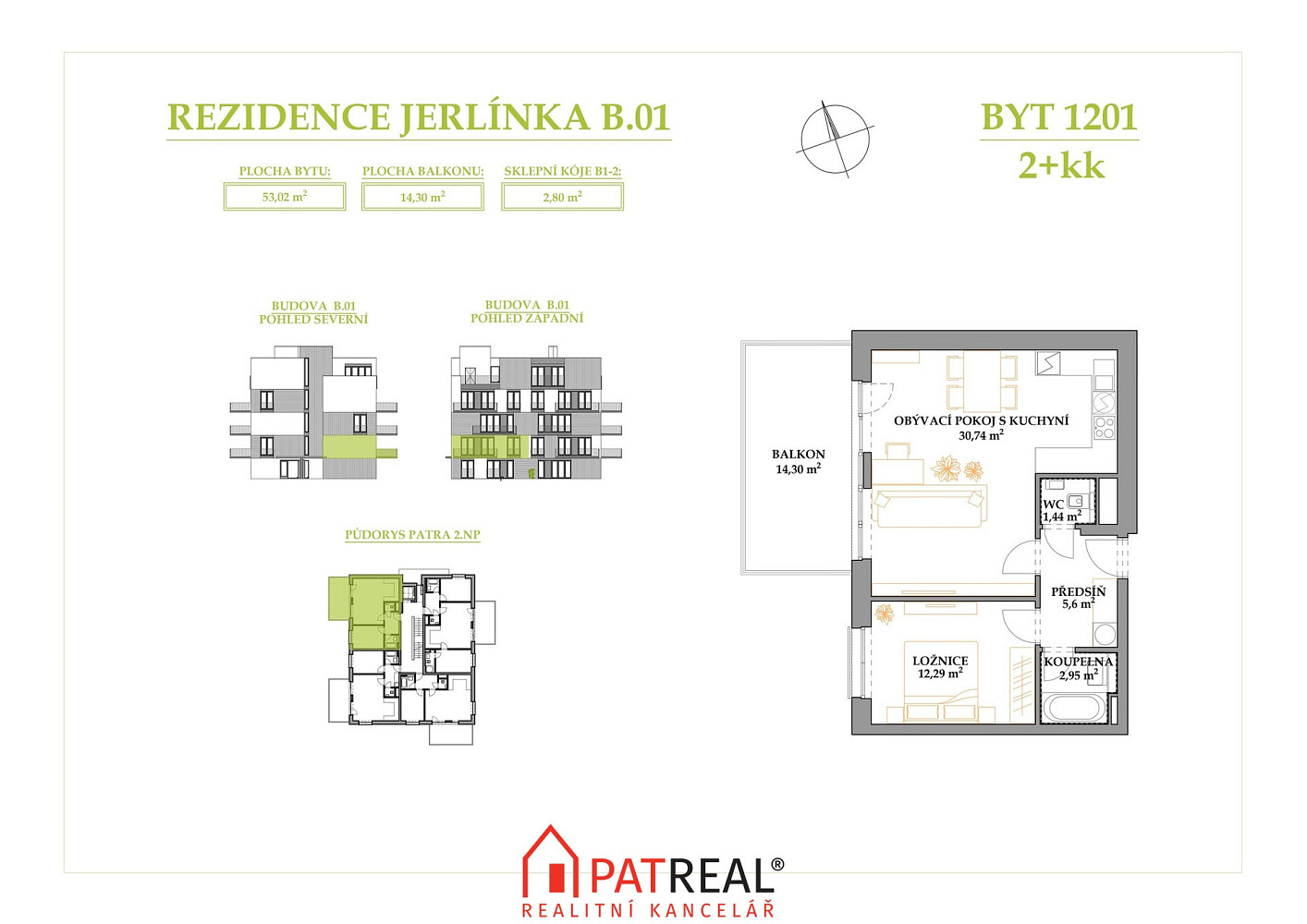 Prodej bytu 2+kk 67 m² — photo 2